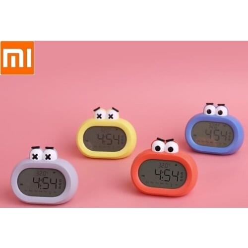 Xiaomi Big mouth alarm clock intelligent multifunctional student USB bedroom thermometer mini alarm clock
