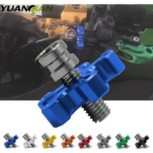 For KAWASAKI Motocross SPOKE SKINS Wheel RIM SPOKE COVERS 500 KX 450 KLX250 Motorcycle CNC Aluminum Clutch Cable Wire Adjuster