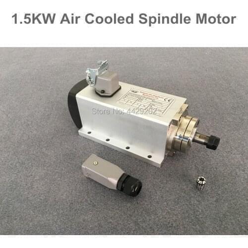 1.5kw Spindle Motor Air Cooled Motor cnc Spindle Motor Spindle 110V 220V CNC Square Milling Machine Tools For Engraving