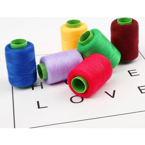 Hot Sale High Quality 21 Colors 300 Meter Handmade Home Embroidery Mini Spool Thread Polyester Machine Craft Sewing Accessories