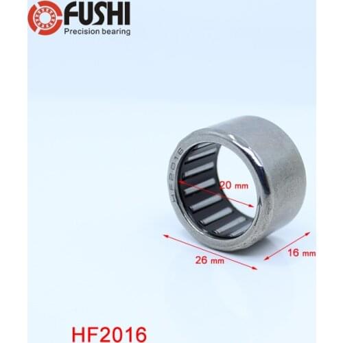 HF2016 Bearing 20*26*16 mm ( 10 PCS ) Drawn Cup Needle Roller Clutch HF202616 FC-20 Needle Bearing