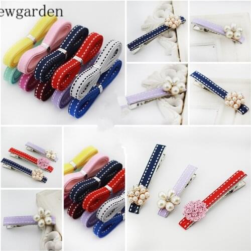 Kewgarden 9mm Line Grosgrain Ribbon Handmade Ribbed Ribbons DIY Bowknot Accessories Tape 26 m/lot