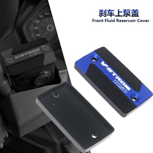 2020 NEW CNC Motorcycle Front Brake Fluid Reservoir Tank Caps Cove For SUZUKI V-STROM 1050/XT VSTROM 1050 1050XT 2020