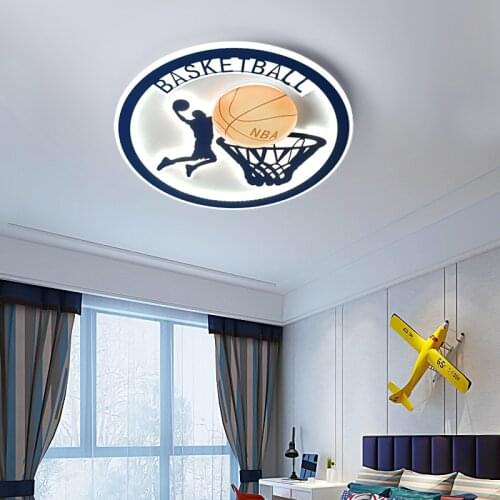 Basketball Ceiling Lights For Boy Room Lighting Cartoon Boy Room Ceiling Light Kids Boy Ceiling Lamp Childrens Room Led Light