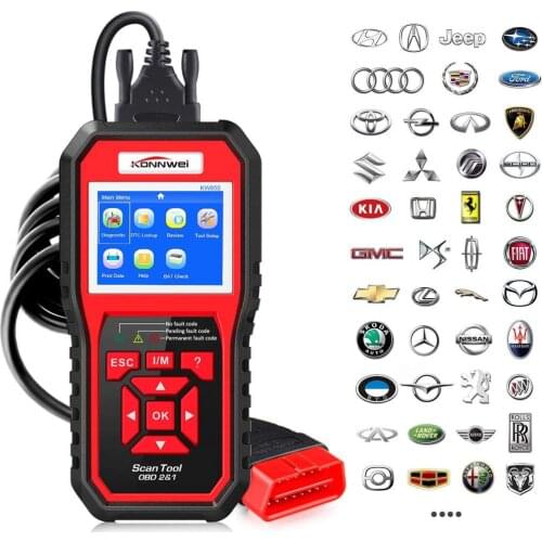 2020 OBD2 Scanner Car Diagnosis Tools KW850 Code Reader Auto Scanner OBD II & EOBD Automotive Scanner For All Cars After 1996