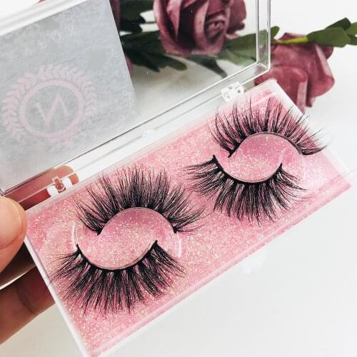FOXYFOX Custom eyelash packaging wholesale 3d faux mink lashes in bulk natural false eyelashes makeup thick fluffy lashes