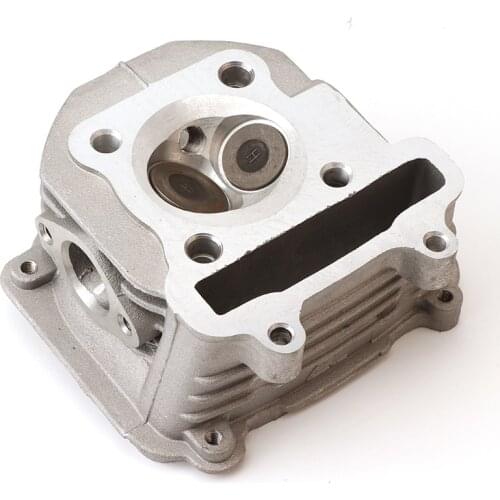 With valves installed 57.4mm Cylinder Head Assembly for Scooter Moped Go-kart ATV QUAD 157QMJ 1P57QMJ GY6 150