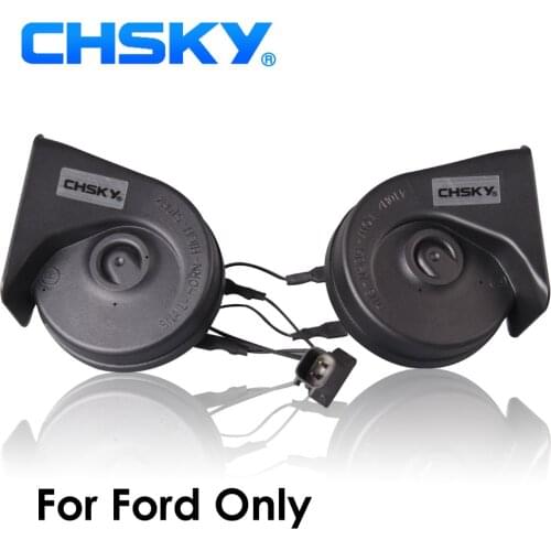 CHSKY Special For Ford Horn For Ford Focus Fiesta Mondeo Ecosport Fusion Ka Kuga CMax Car Horn Snail Loud Car Claxon Car Styling