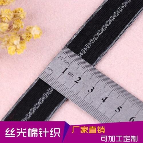 50 Yards factory direct hollow mesh cross-pull mercerized cotton knitting belt warp knitting belt clothing accessories