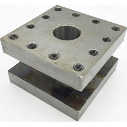 1PC New C6132A1 Guangzhou Machine Tool Lathe 45# Steel Square Tool Post 5021A Square Tool Station Accessories 116*116*150MM