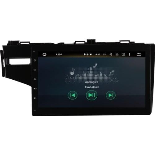 10.1 Inch Android 8.0 Octa Core 4GB RAM IPS Screen Car GPS Navigation For Honda Fit/Jazz 2014- Left Hand Driving Bluetooth Wifi