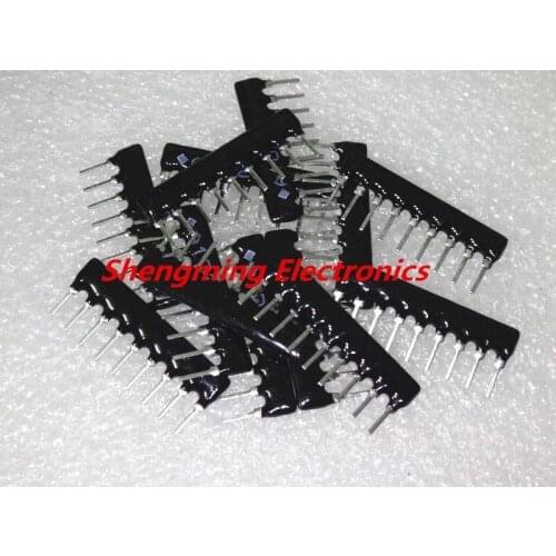 10PCS 9Pin Resistor Network Array A103J A102J A472J 4.7K 1K 10K 2K 3K 6.8K 3.3K 2.2K 2.54MM Pin SIP-9