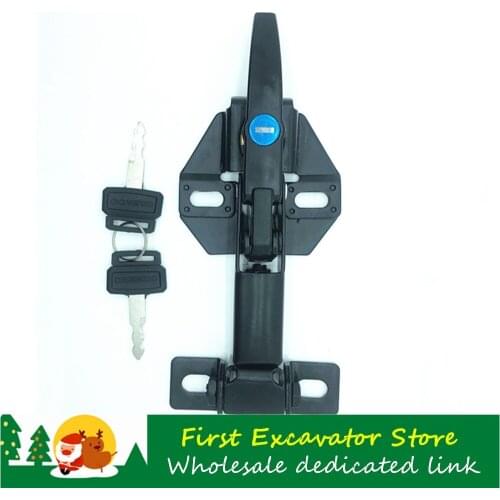 Excavator accessories For Doosan Daewoo 60 150 215 220-7 225-9 300-5-7 engine head lock cylinder head lock hook hood rear cover