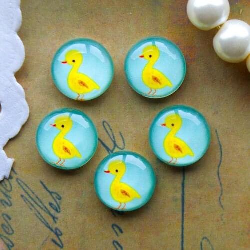12mm 25mm 14mm 16mm 18mm 20mm Photo Glass Cabochons Round Cameo Set Handmade Settings Animal 04