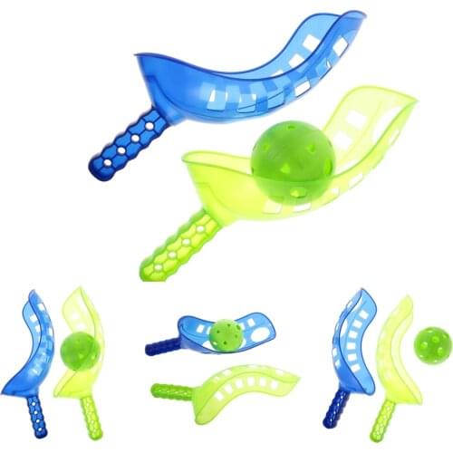 4 Pairs of Fun Air Scoop Ball Toss and Catching Game Outdoor Yard Sport Toy with 4 Balls