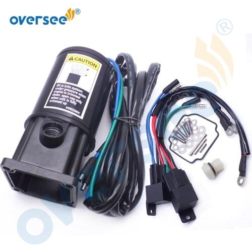 824051 Tilt Trim Motor Kit For Mercury Force Outboard Motor 4 Stroke 75-125HP 6274 18-6775 Single Ram 2-Wire Included Relays