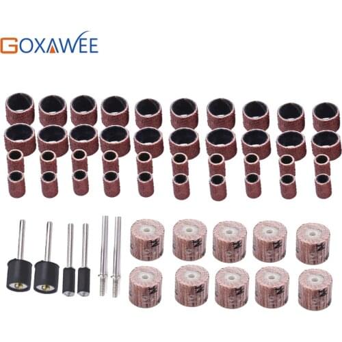 116pcsc Abrasive Tools Sandpaper Grinding Wheels Rotary Tools For Dremel Accessories Mini Drill Tools Accessories Sanding Drums