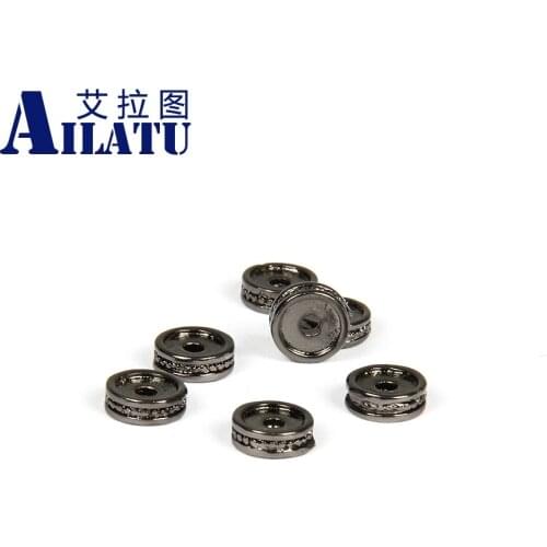 Ailatu Wholesale 20pcs/lot Copper Round Spacer Wheel Shape for DIY Fashion Jewelry Bracelet or Necklace