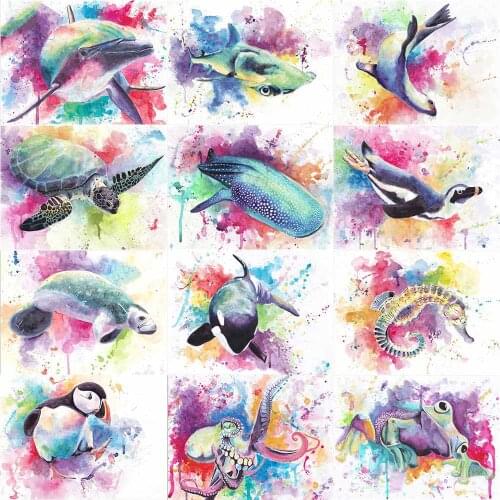 5D DIY Diamond Embroidery Animal Cross Stitch All-round Diamond Diamond Painting Animal Mosaic Home Decoration