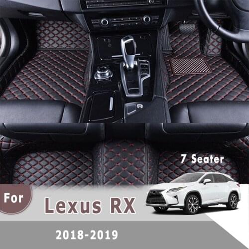 RHD Car Carpets For Lexus RX 2019 2018 (7 Seats) Car Floor Mats Custom Auto Interior Cover Accessories Automobiles Foot Pads