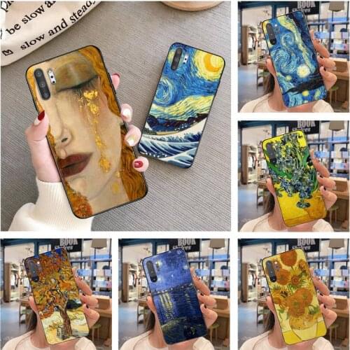 Van Gogh Picture Series Phone Case For Samsung Galaxy Note20 ultra 7 8 9 10 Plus lite J7 J8 Plus 2018 Prime