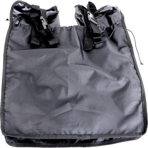 Black Oxford Car Foldable Seat Back Sundries Storage Bag Organizer