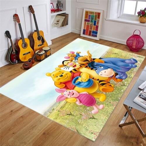 Disney Kids Play Mat 80x160CM Rugs for Kids Children Bedroom Home Living Room Non-slip Carpet Floor Mat Large Mats