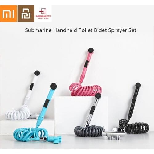 Submarine Handheld Toilet Bidet Sprayer Set Kit ABS Hand Bidet Faucet for Bathroom Hand Sprayer Shower Head Self Cleaning