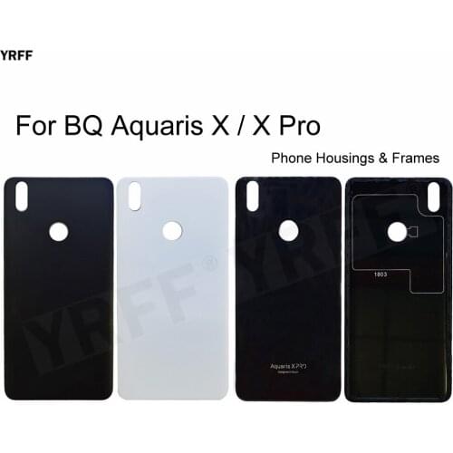 For BQ X Phone Battery Housings Frames For BQ Aquaris X Pro Battery Back Cover Door Housing Plastic Case Accessories