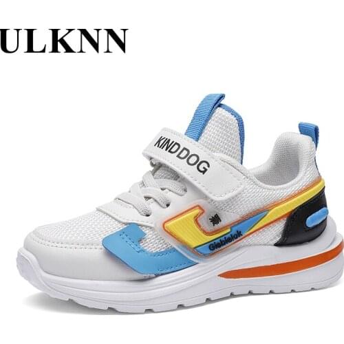 ULKNN Sneakers For Teens Fashion Children Outdoor Breathable Sneakers Kids Autumn Shoes Boys Mesh Anti-slippery Running Shoes