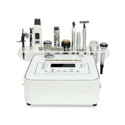 Multifunction Dermabrasion 10 In 1 With Sprayer Vacuum For Mottle Spot Removal Microdermabrasion Facial Machine Diamond