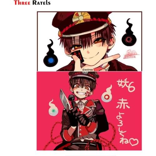 Three Ratels F126 Anime Toilet Bound Hanako Kun car hood sticker laptop decal