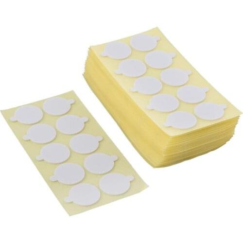 200PCS Candle Wick Stickers, Heat Resistance Wicks Stickers Double-Sided Stickers for Candle Making Diameter 20mm