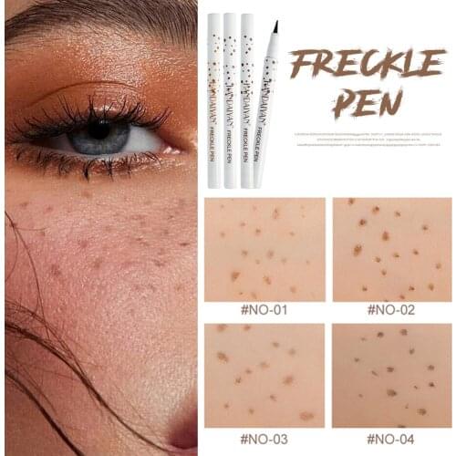 Natural Lifelike Freckle Pen Soft Brown Freckle Pen Makeup Waterproof Dot Spot Pen Create The Most Effortless Sunkissed Look