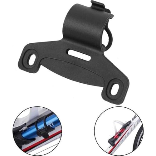 Portable Bike Easy Install Cycling Bicycle Pump Holder Retaining Inflator Frame Nylon Fixing Clip Double Mouth Mount Bracket