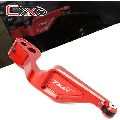 Latest Parking Brake Lever Motorcycle Accesories Red For Yamaha T-MAX TMAX 530 2012-2016 TMAX530