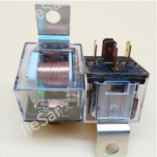 Transparent 5 pin 80A 12VDC waterproof reley with mounting hole