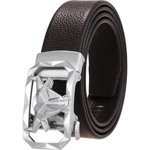 Luxury Designer Brand Belts Men Youth High Quality Male Leather Mens Belt Accessories for Teens Jeans Belt Real Leather 3.5cm