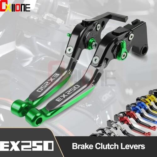 Motorcycle Brake Clutch Levers For Kawasaki EX250C EX250E 86-87 EX250 F G H J 88-07 EX250 L M 18-17 EX250P 18-21 EX250 R 08-12