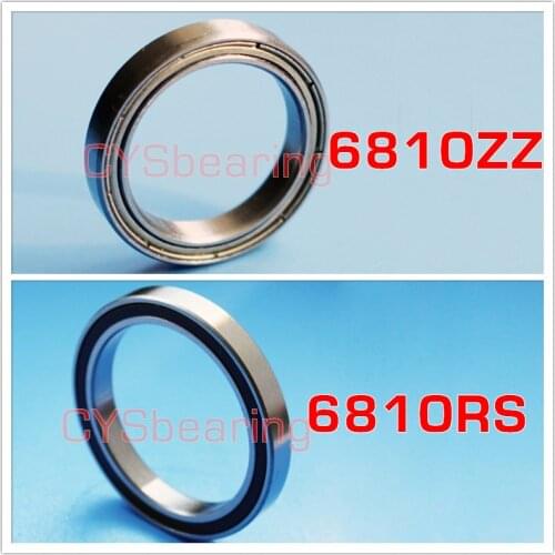 S6810 Stainless 61810RS 6810 Radial Shaft Ball Bearing 6810ZZ 6810RS 50*65*7Mm Deep Groove