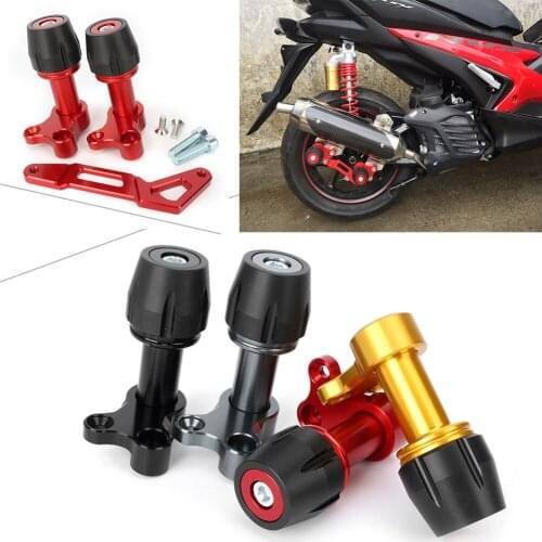 Motorcycle Exhaust System Anti-drop Protection Device For YAMAHA Nmax155 2016-2017 Aluminum CNC Adjustable