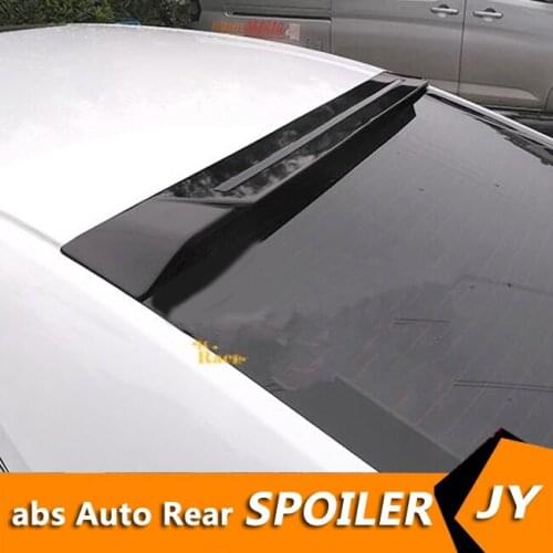 For Chevrolet Malibu Roof Spoiler 2008-2014 Malibu spoiler TF High Quality ABS Material Car Rear Wing Primer Color Rear Spoiler