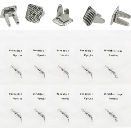 Dental Orthodontic Bite Turbos Openner Tongue Tamers Bondable Hinge 100 Pcs