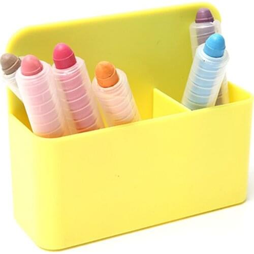 TINGE Magnetic Whiteboard Markers Pencil Pen Holder Organizer Storage Container Office M17F