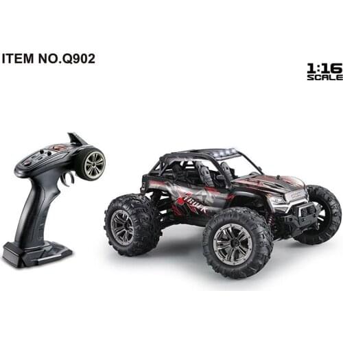 Xinlehong Q902 1:16 Brushless RC Car 4WD Motors Driving Desert Truck Drive Bigfoot Remote Control Car Model Off-Road Vehicle Toy