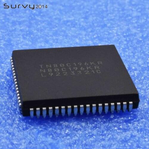 1/5PCS TN80C196KR PLCC COMMERCIAL/EXPRESS CHMOS MICROCONTROLLER 68PINS diy electronics