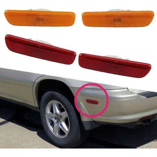 1 Set Front Rear Bumper Side Marker Signal Light Corner Lamp Fit for Lexus RX300 IS300 2001 2002 2003 81740-48010 81750-48010