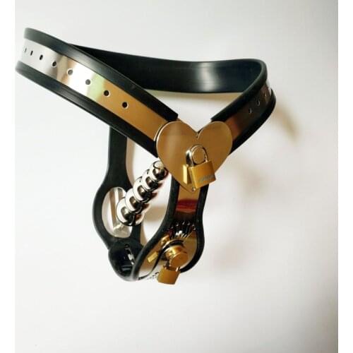 2017 new chastity device female chastity belt with anal plug Y type chastity belt adult sex toys for women BDSM bondage