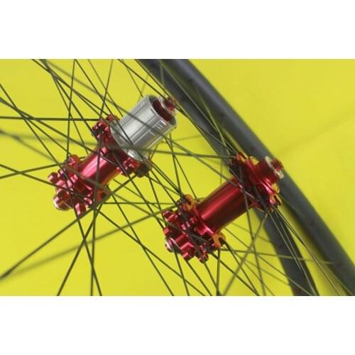 29er clincher 30mm hookless XC mountain bike carbon wheelset 25mm depth M32 straight pull wheels 3K UD 12K matt glossy 24H 28H