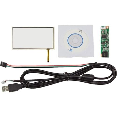 6.2inch 4 Wire Resistive 154x92mm Touch Screen Panel Digitizer with USB Controller kit For PW062XS3 Panel